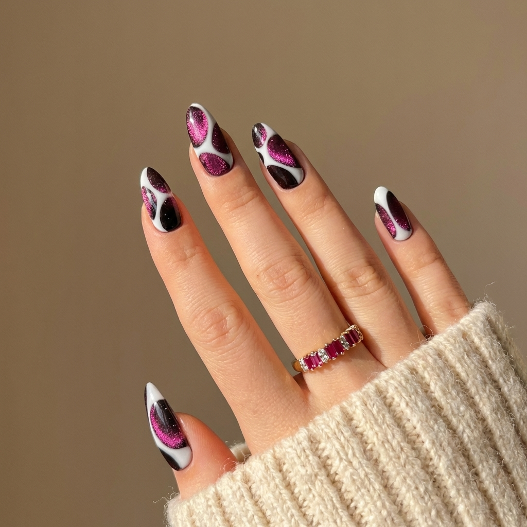 Dark Glitter Cow