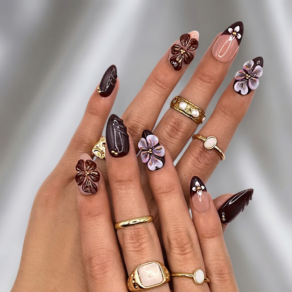 Dark Chocolate Floral