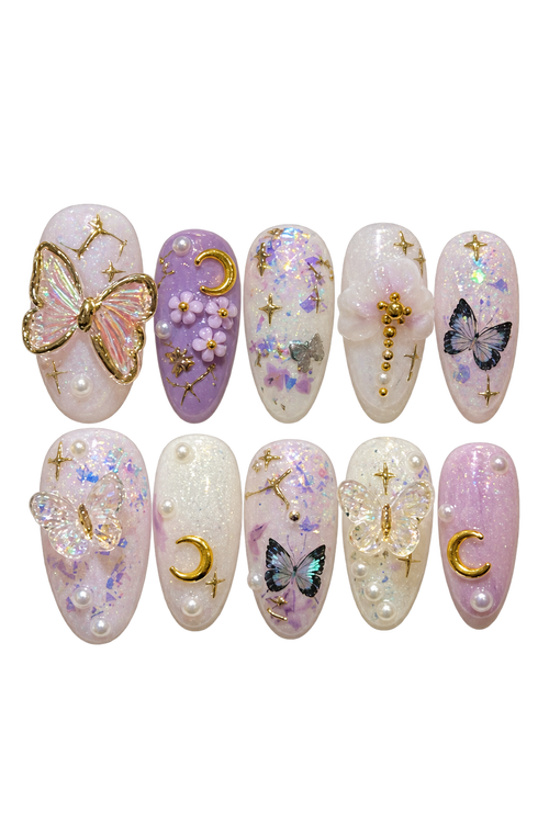Moonlit Butterfly Garden