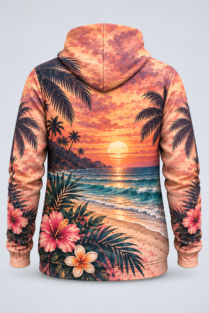 Beach Mom hoodie back