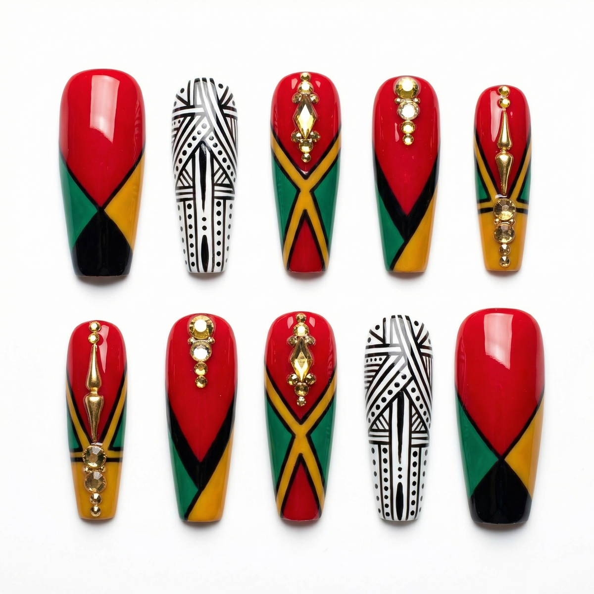 Red, Black & Gold