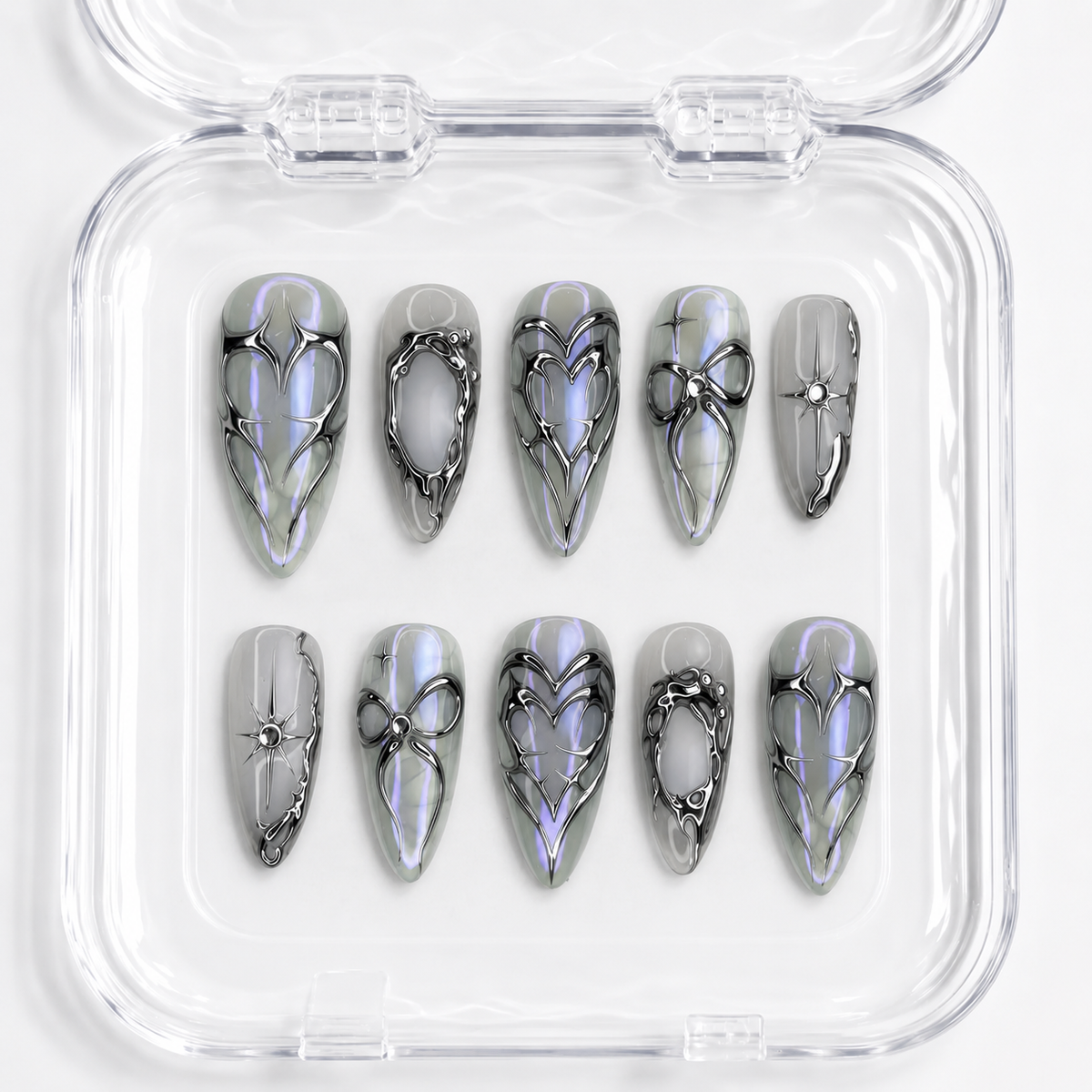 Silver Lunar Heart.