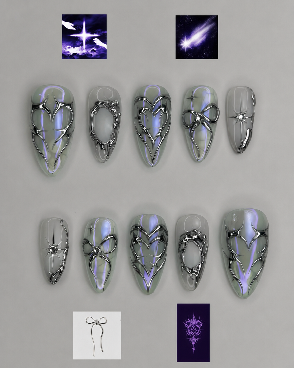 Silver Lunar Heart.