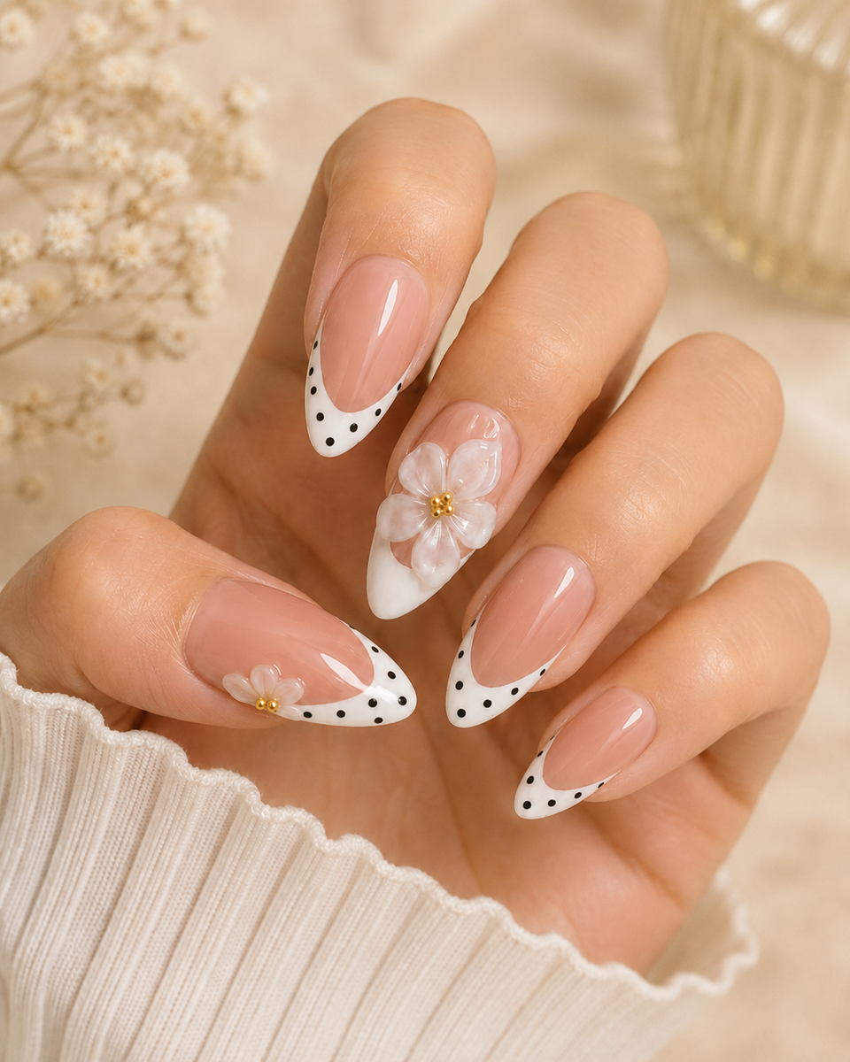 Pearl Daisy Dots