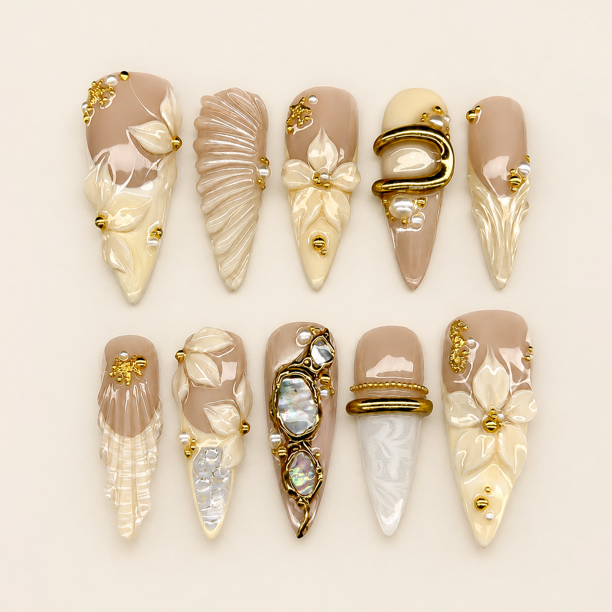 Golden Ivory Bloom