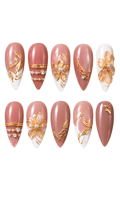 Gold Floral