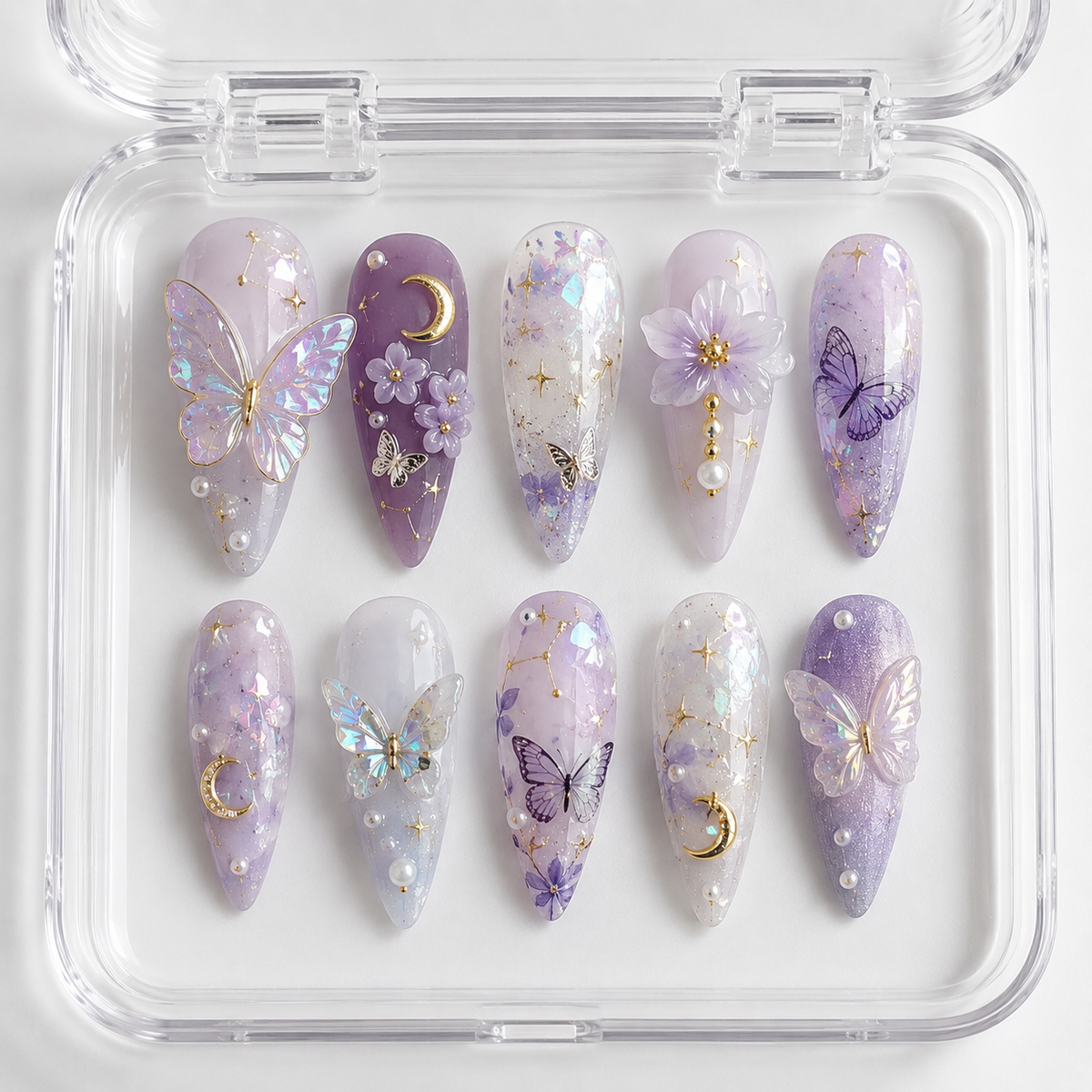 Moonlit Butterfly Garden