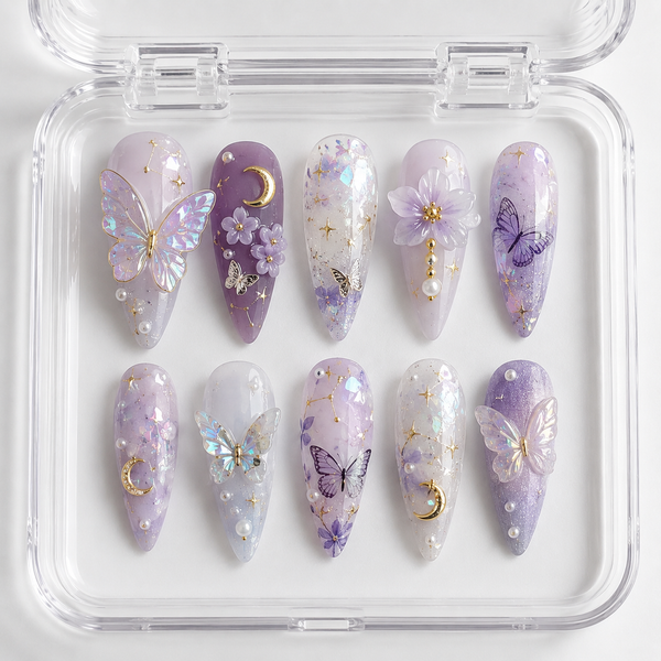 Moonlit Butterfly Garden