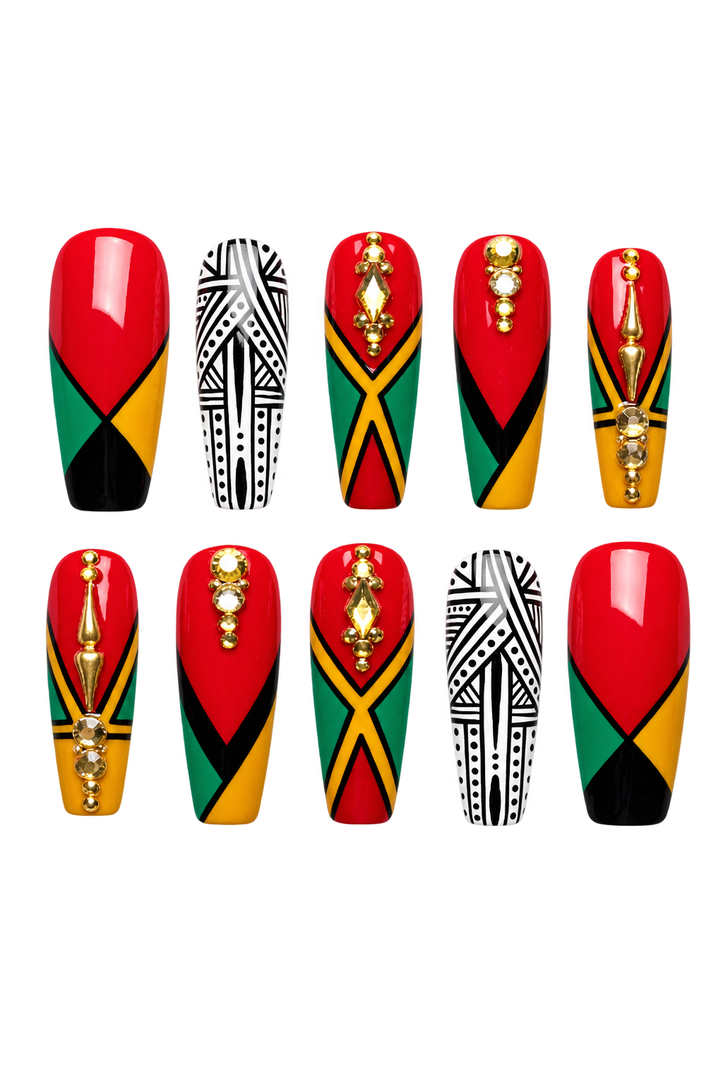 Red, Black & Gold